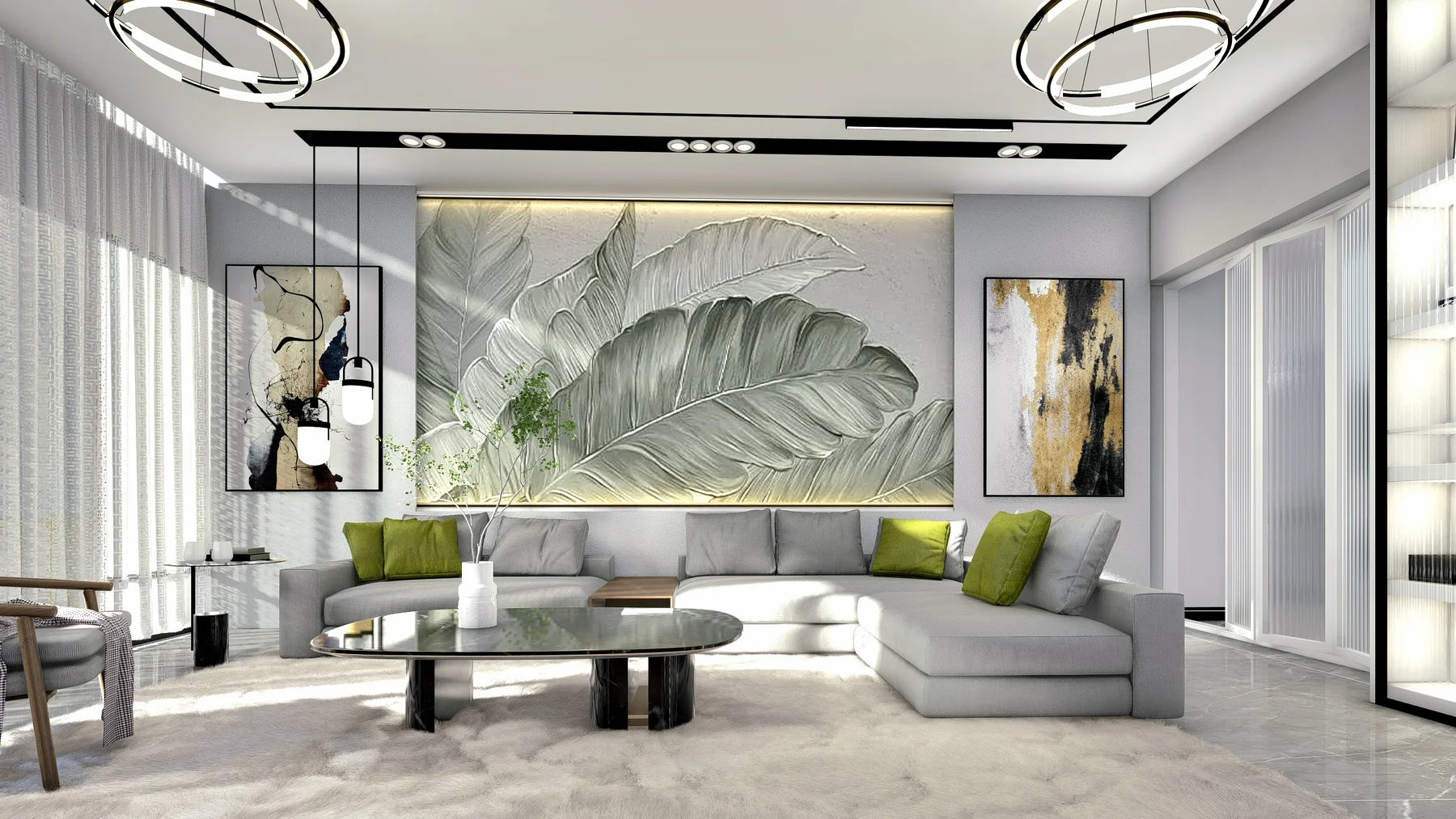 Gulshan 2 Domino Flat Interior — project view 5