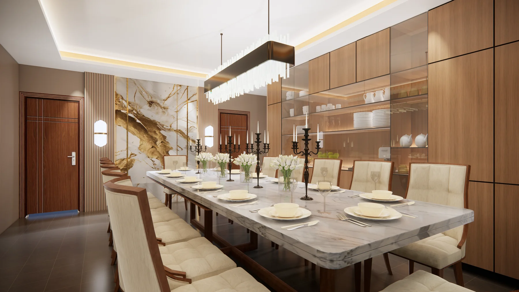 Jamalpur Home Interior: dining room design